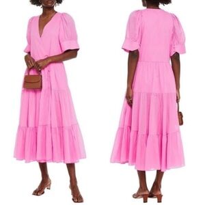 RHODE Pink Midi Dress